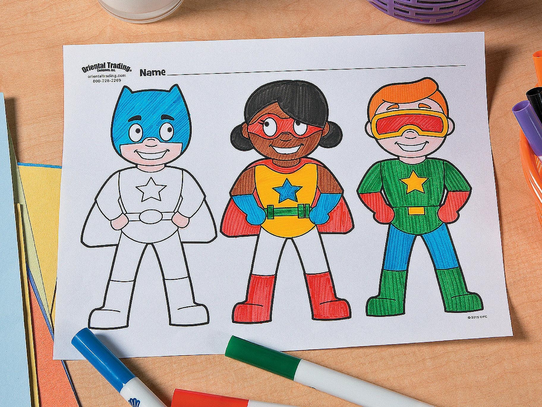 Superhero Free Printable Coloring Page Idea Fun365