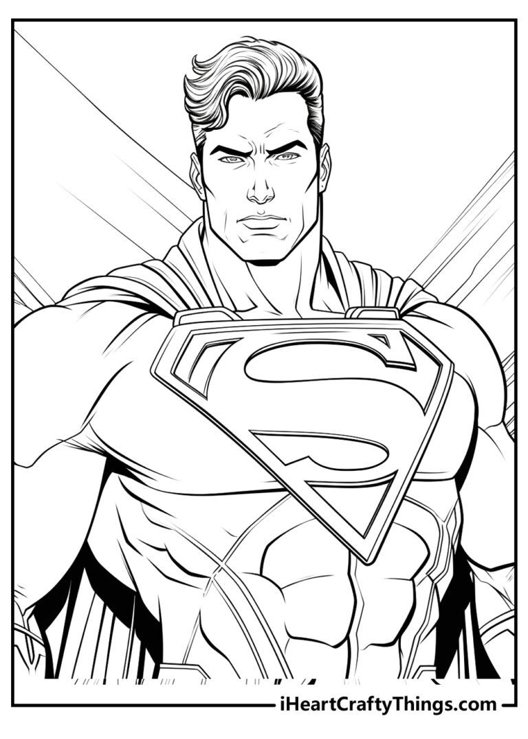 Superman Coloring Pages 20 Free Printables 