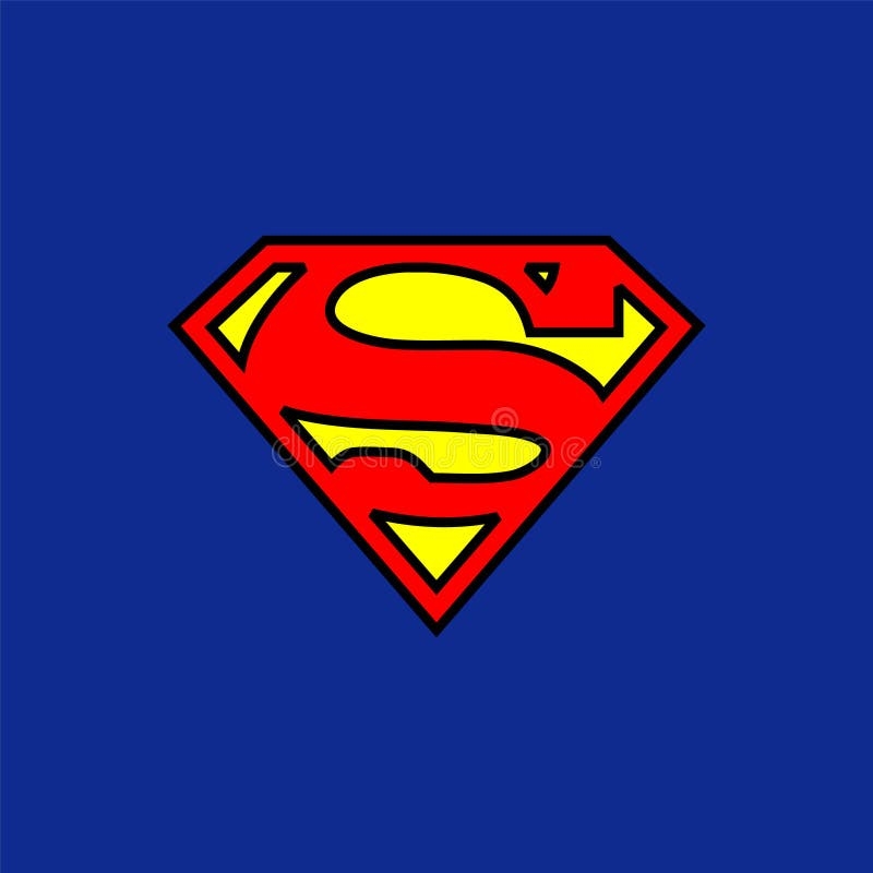 Superman Logo Vector Eps10 Format File Editorial Photo Illustration Of Illustrative Shield 235402256