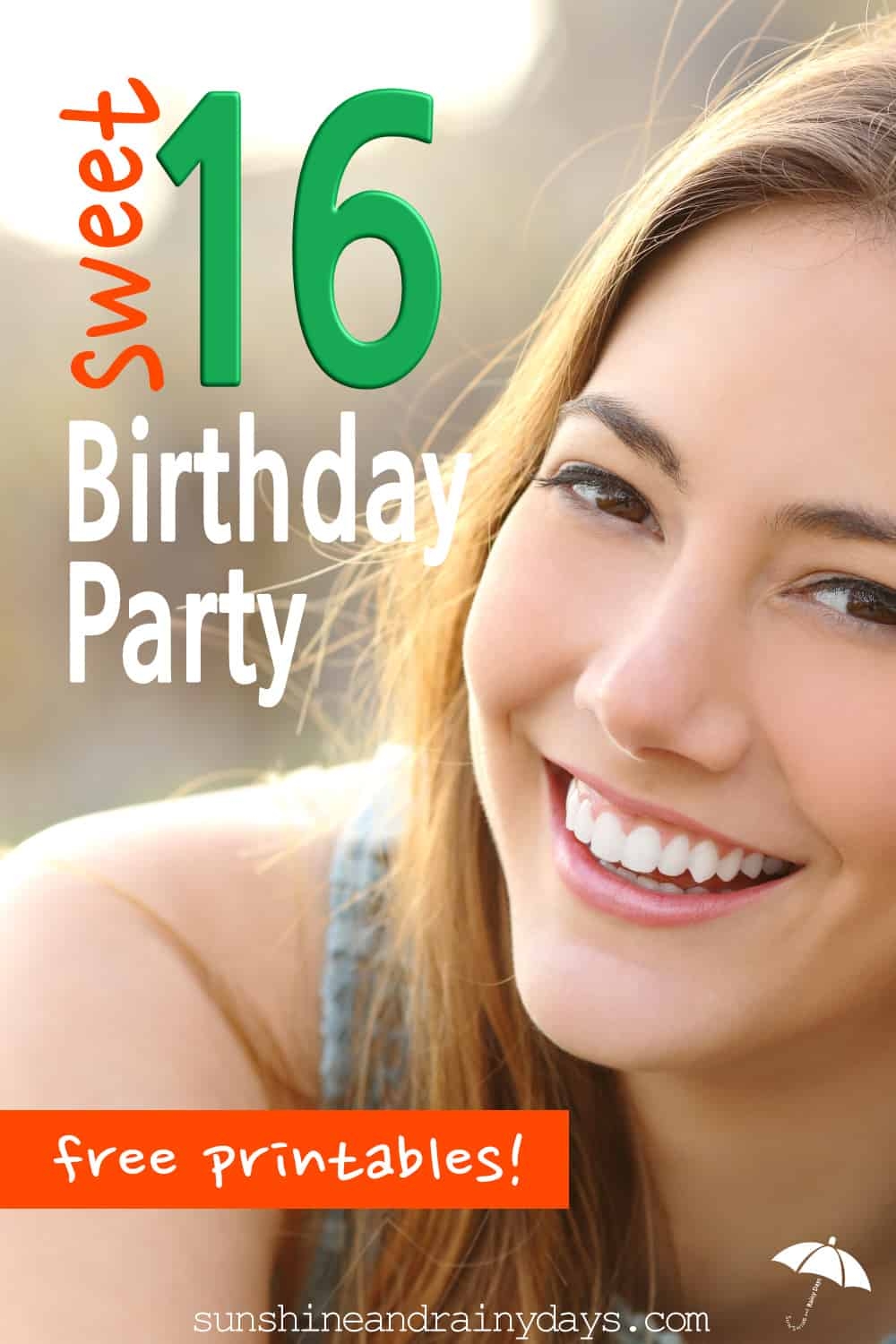 Sweet 16 Birthday Party Sunshine And Rainy Days