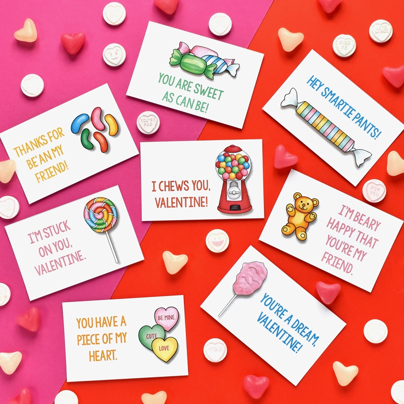 Sweet Valentines Printable Gift Tags