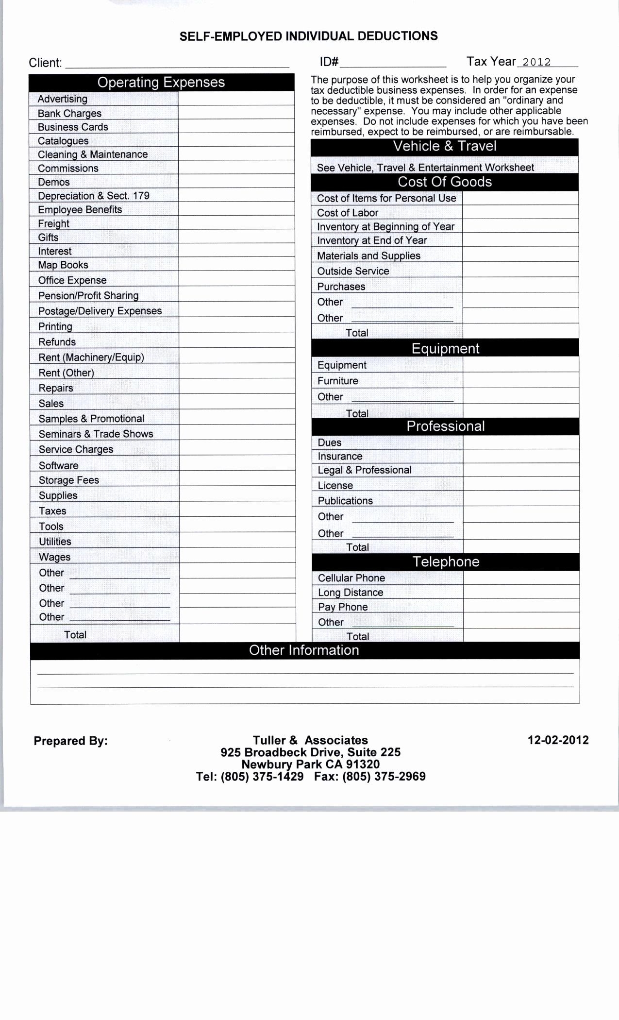 Tax Deduction Worksheet Maximize Your Savings With Our Comprehensive Guide