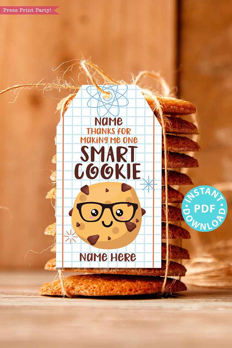 Teacher Appreciation Gift Tags Printable For Cookies 
