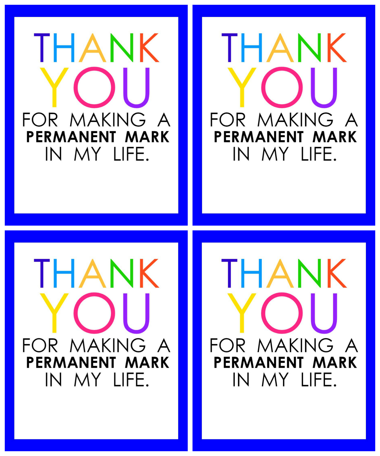Teacher Gift Tags Printable Free