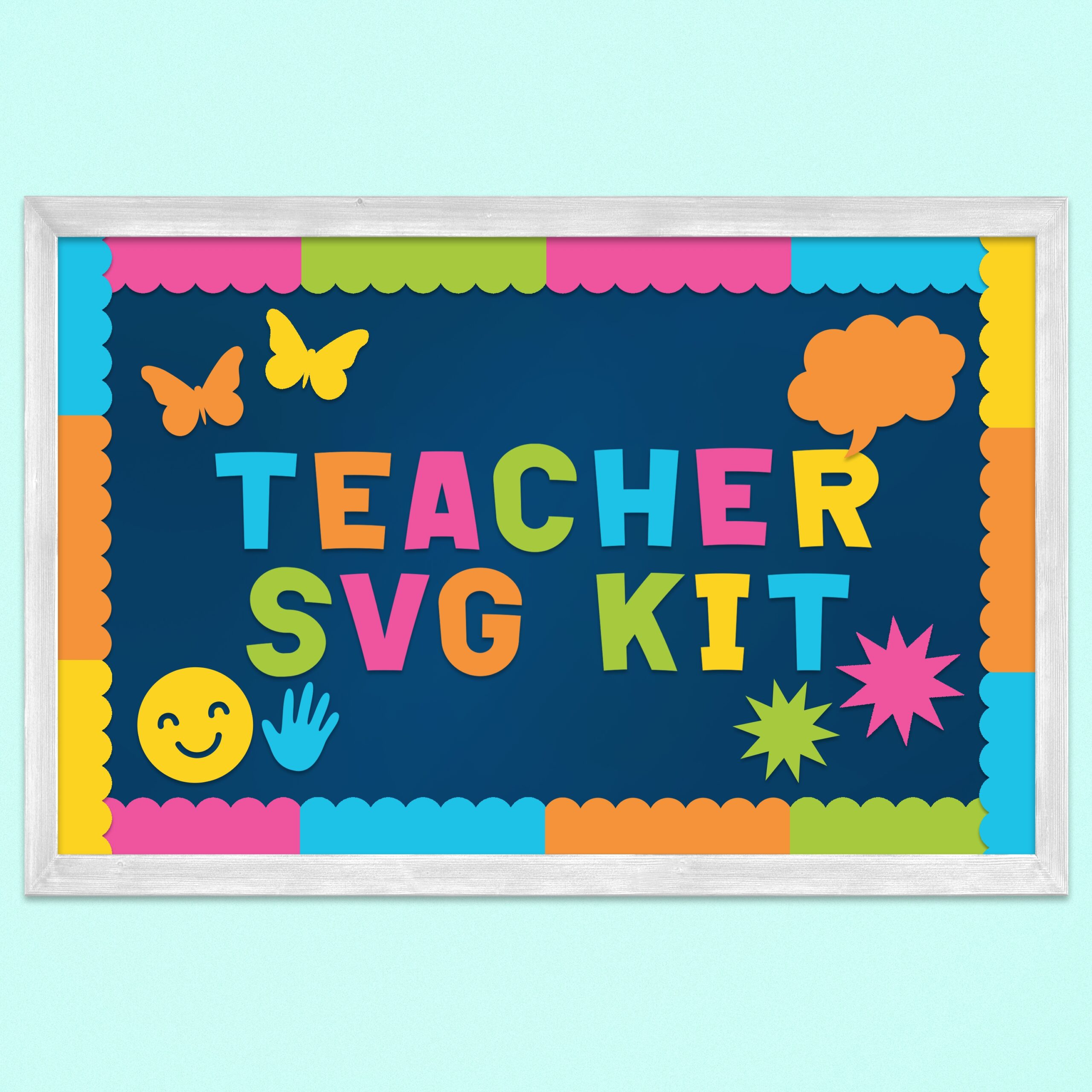Teacher Bulletin Board Kit Free Printable Download From PrintWorks