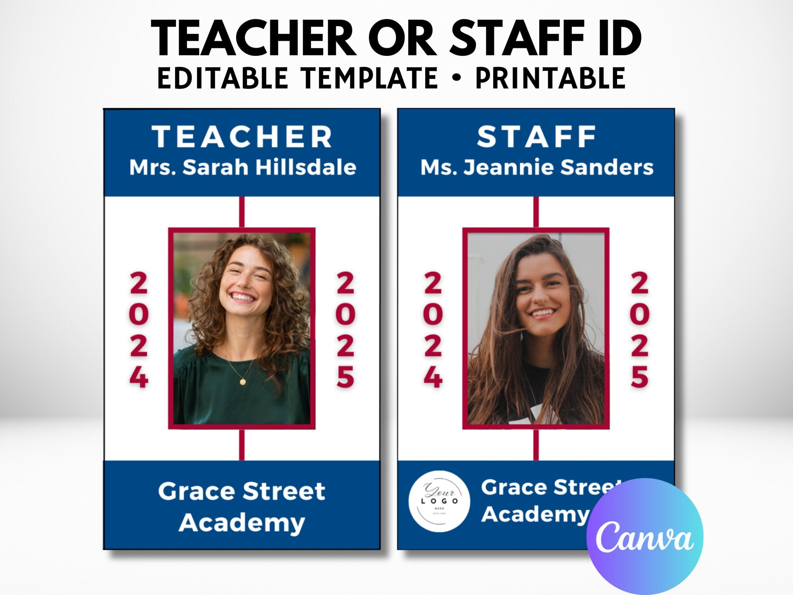 Free Printable Teacher Id Card