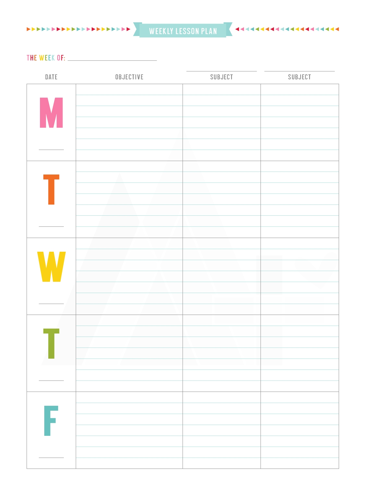 TEACHER PLANNER Miss Tiina Tina Raparanta