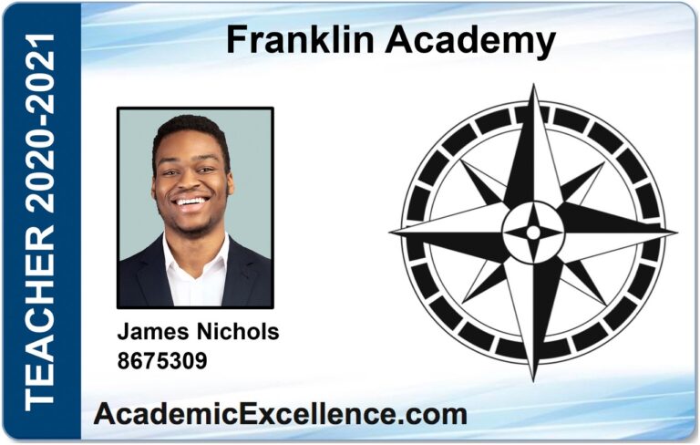 Teacher Staff Photo ID Card Worksheets Library