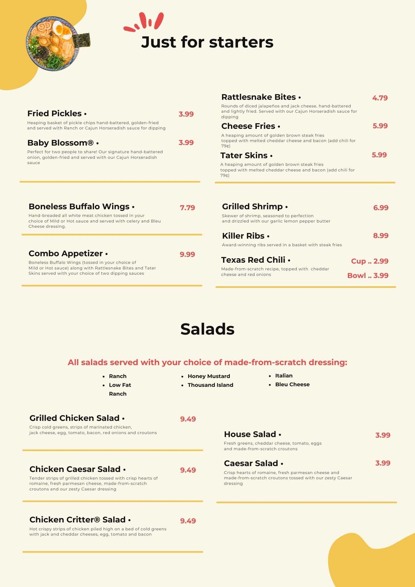 Texas Roadhouse Menu Prices With Near Me Locations 