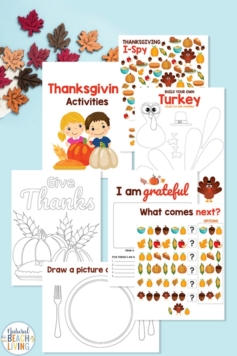 Free Printable Thanksgiving Activities
