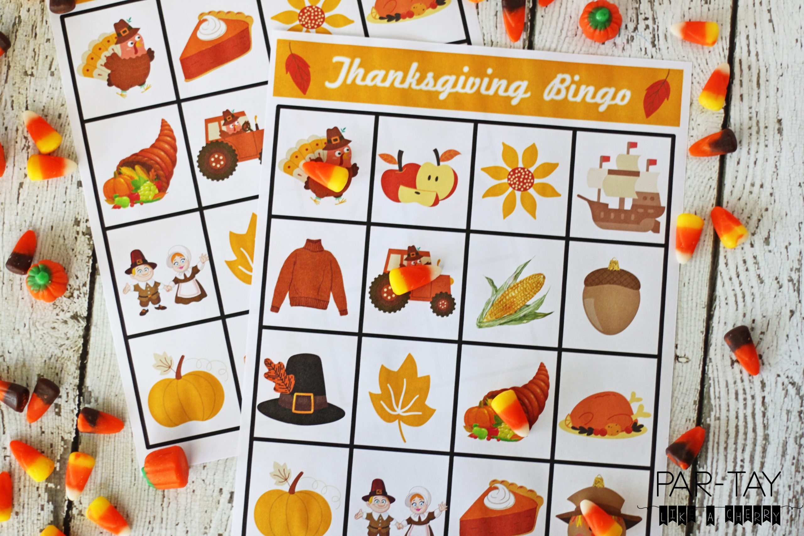 Thanksgiving Bingo Free Printable Party Like A Cherry
