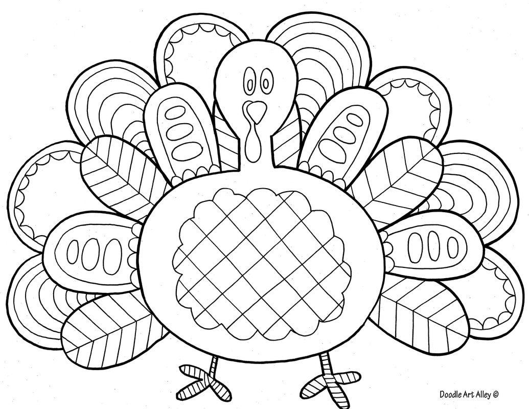Free Printable Thanksgiving Color Page