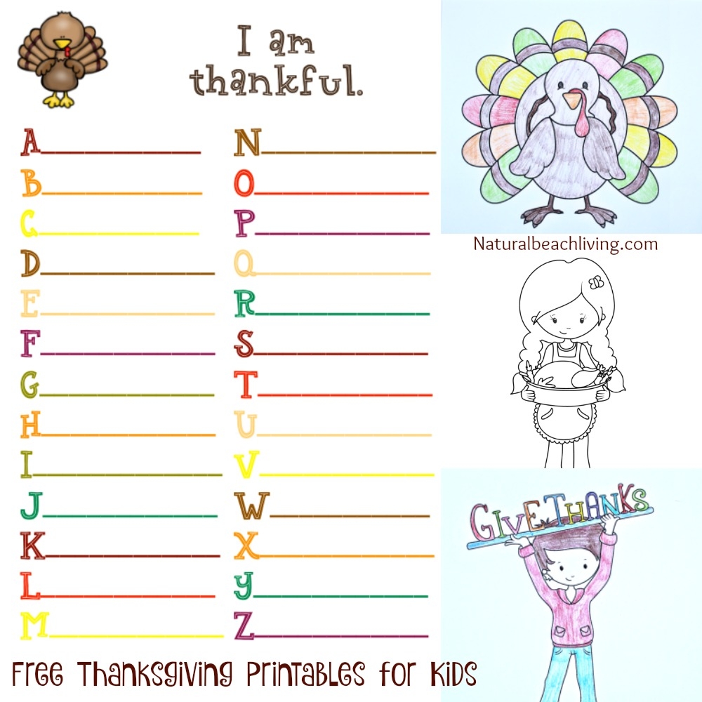 Free Printable Thanksgiving Worksheets