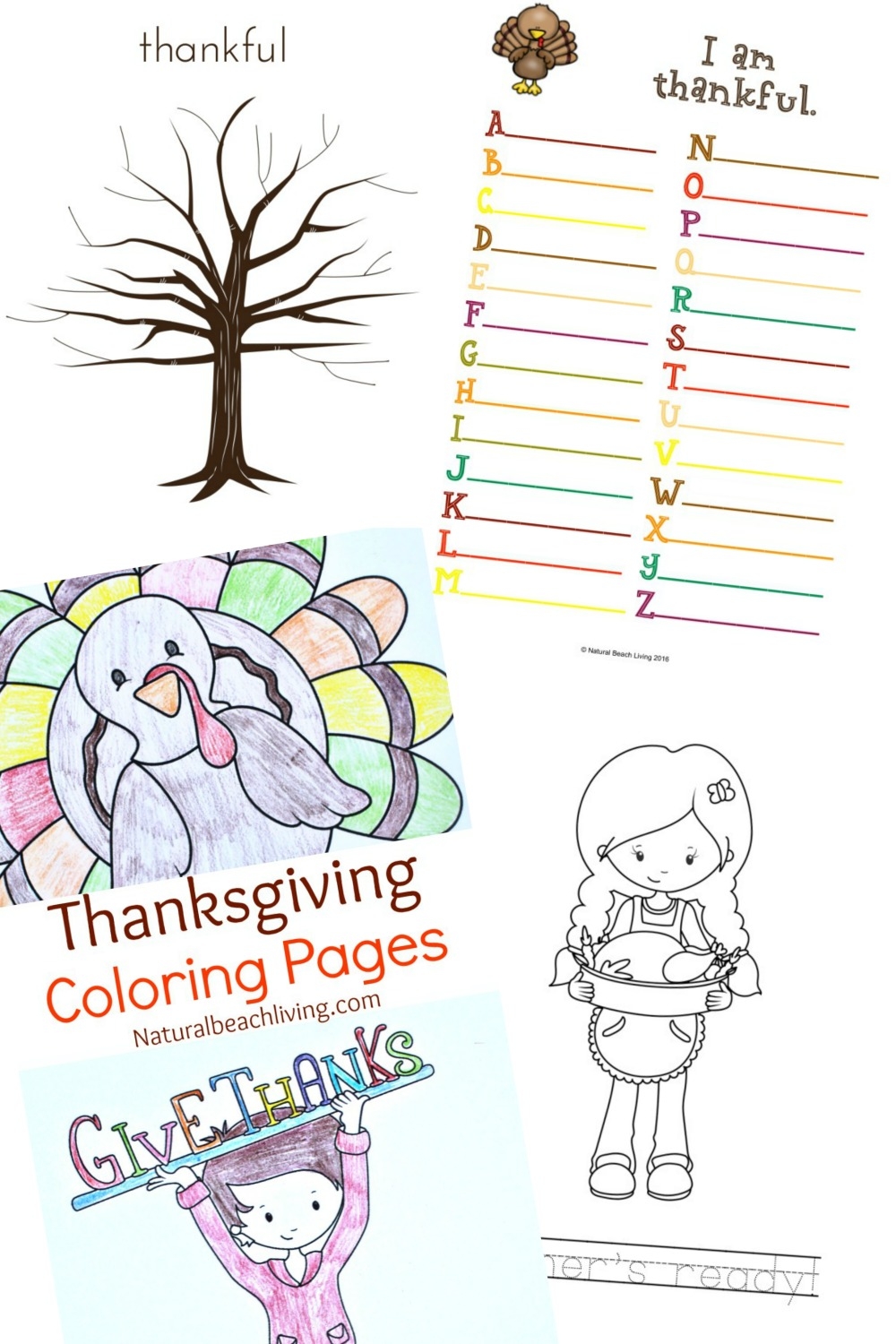 Thanksgiving Printables For Kids Natural Beach Living