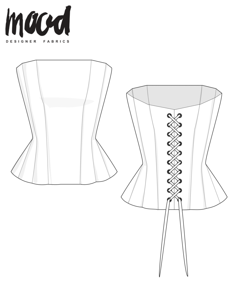 The Cerise Corset Free Sewing Pattern