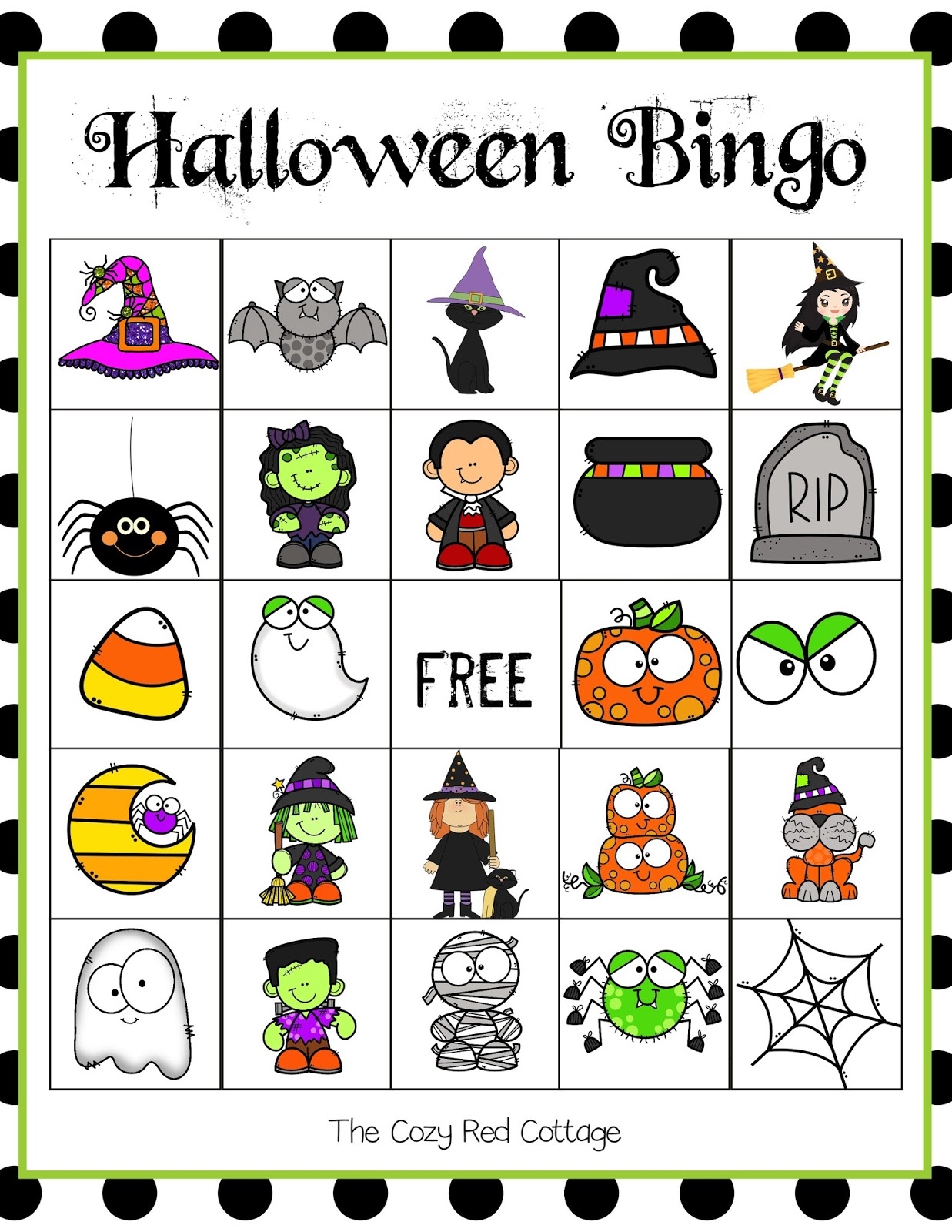 Halloween Bingo Printable Free