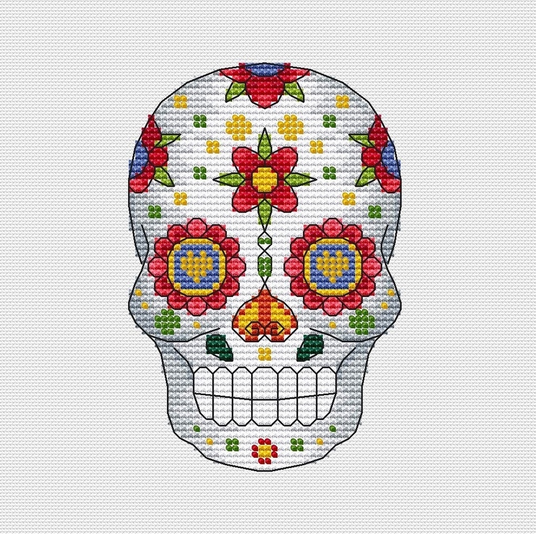 The Day Of The Dead Fedor Cross Stitch Pattern Code FS 341 Fun 