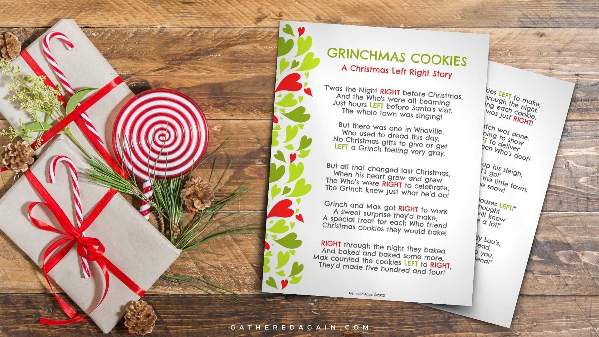 The Left Right Christmas Game Your Next Christmas Party Needs 
