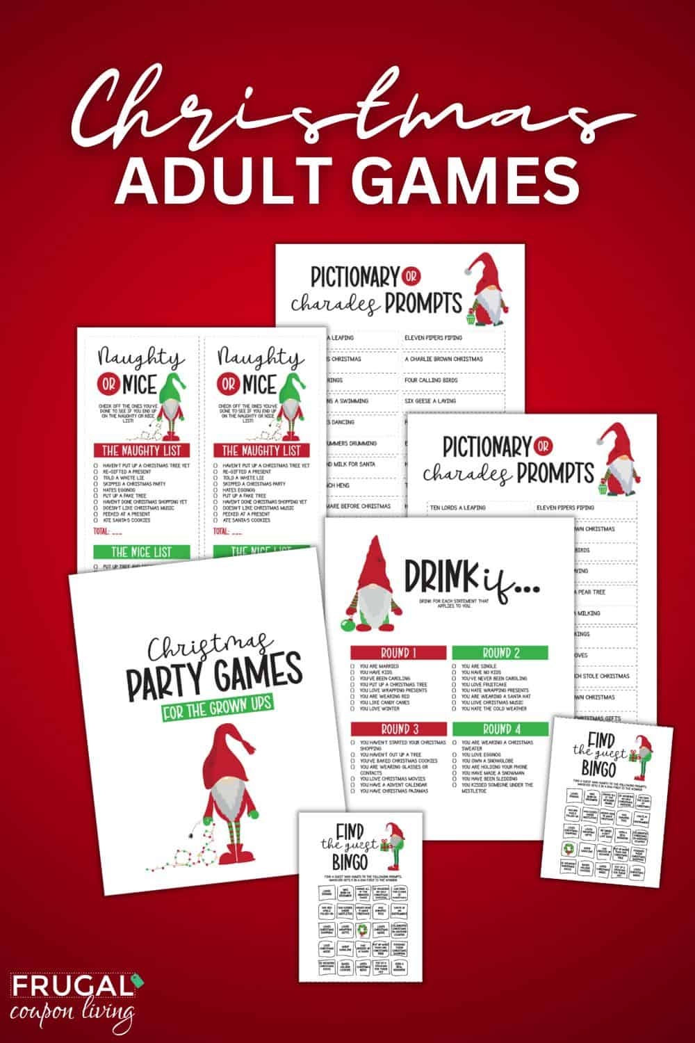 Free Christmas Games For Adults Printable