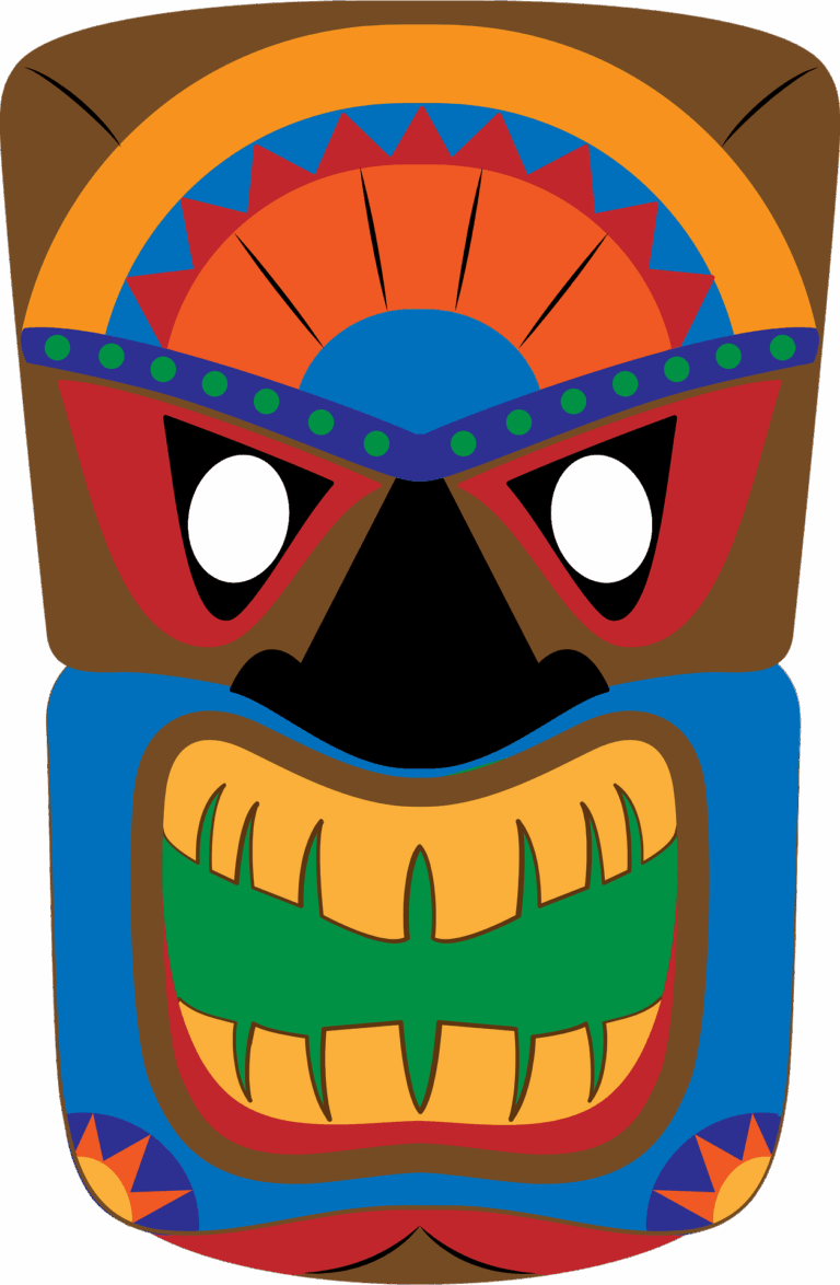 Tiki Mask Free Vector Clipart Images On Creazilla