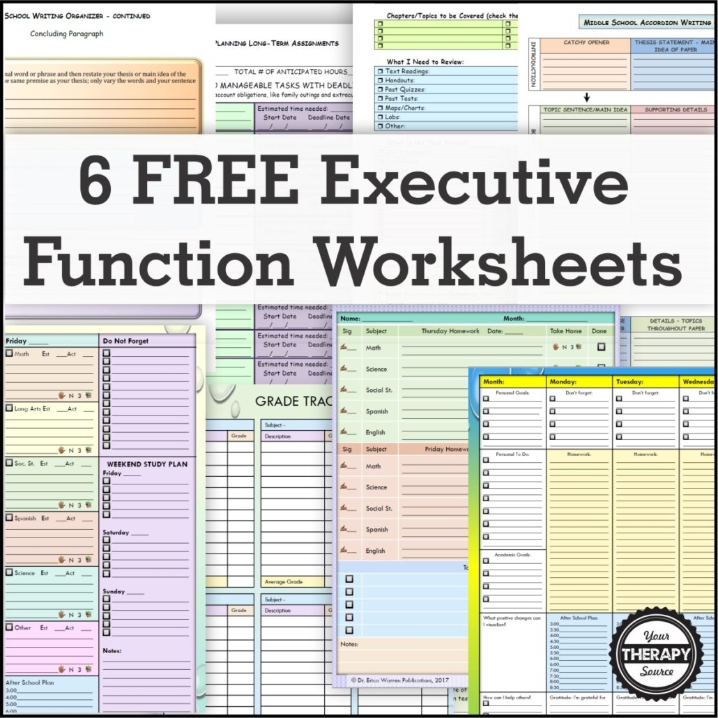 Free Printable Adhd Worksheets