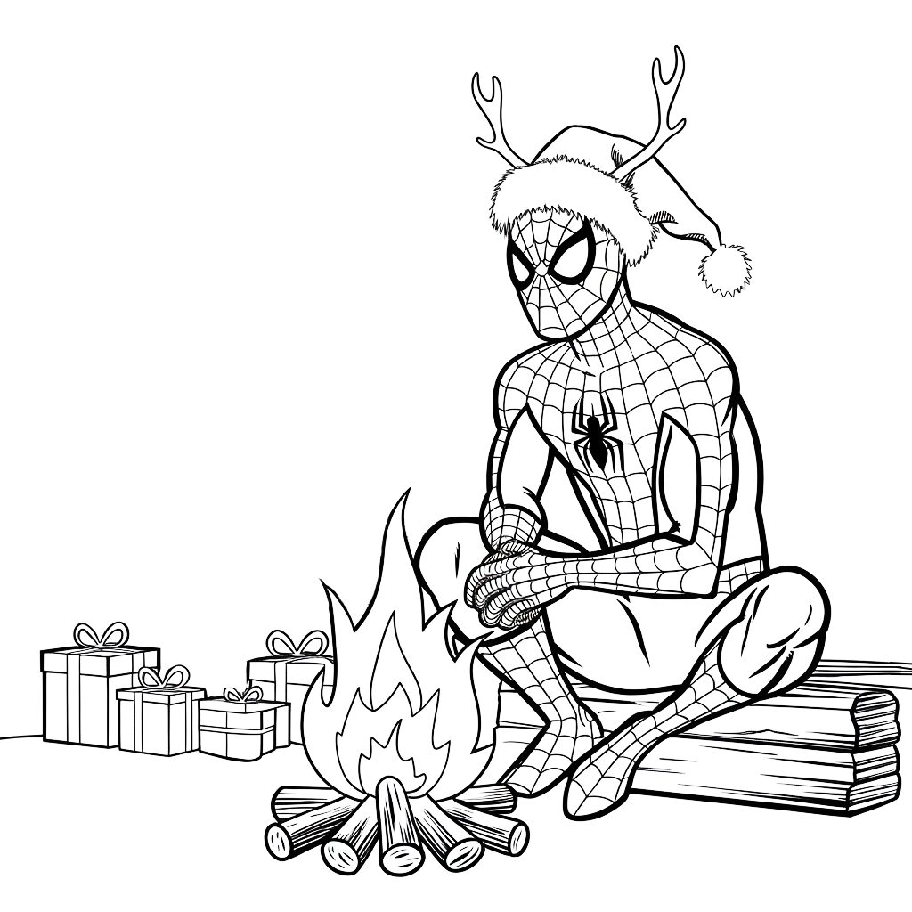 Spider Man Free Printable Coloring Pages