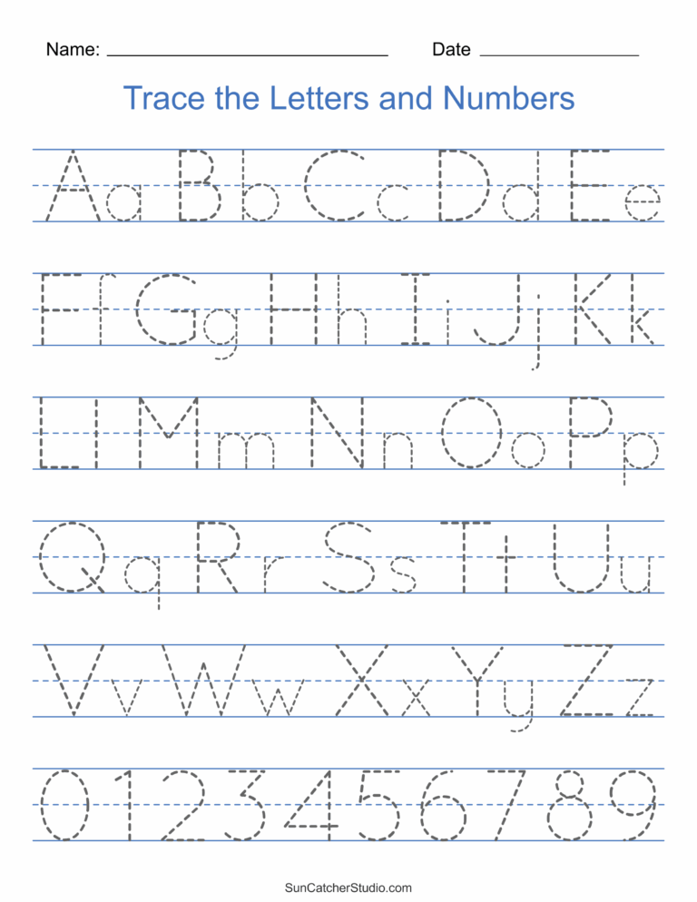 Tracing Alphabet Letters Printable Handwriting Worksheets Free Printables Monograms Design Tools Patterns U0026 DIY Projects