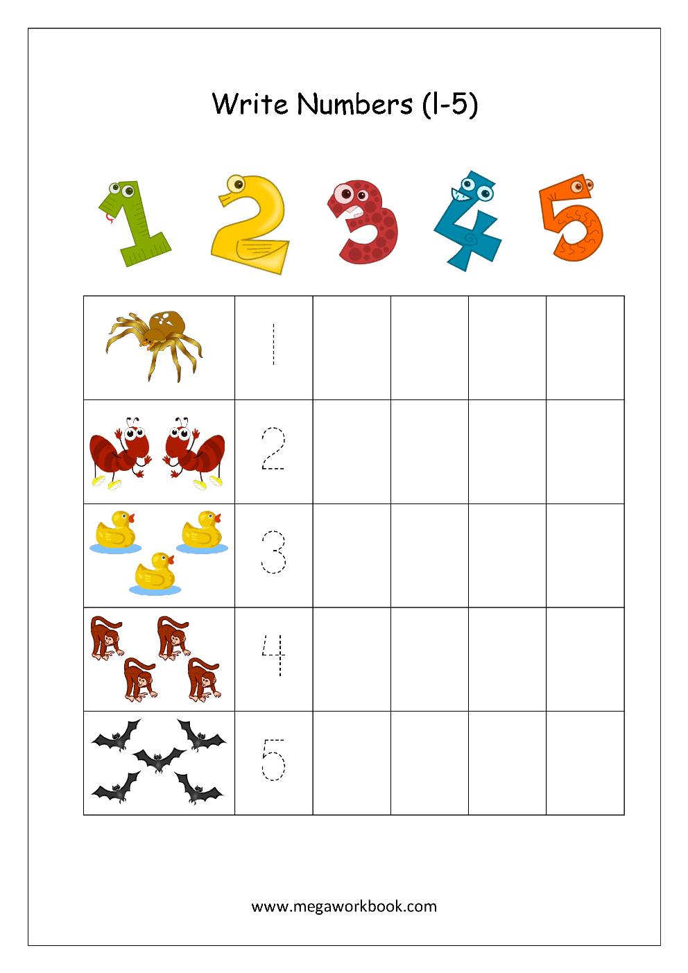 Tracing Numbers Number Tracing Worksheets Tracing Numbers 1 To 