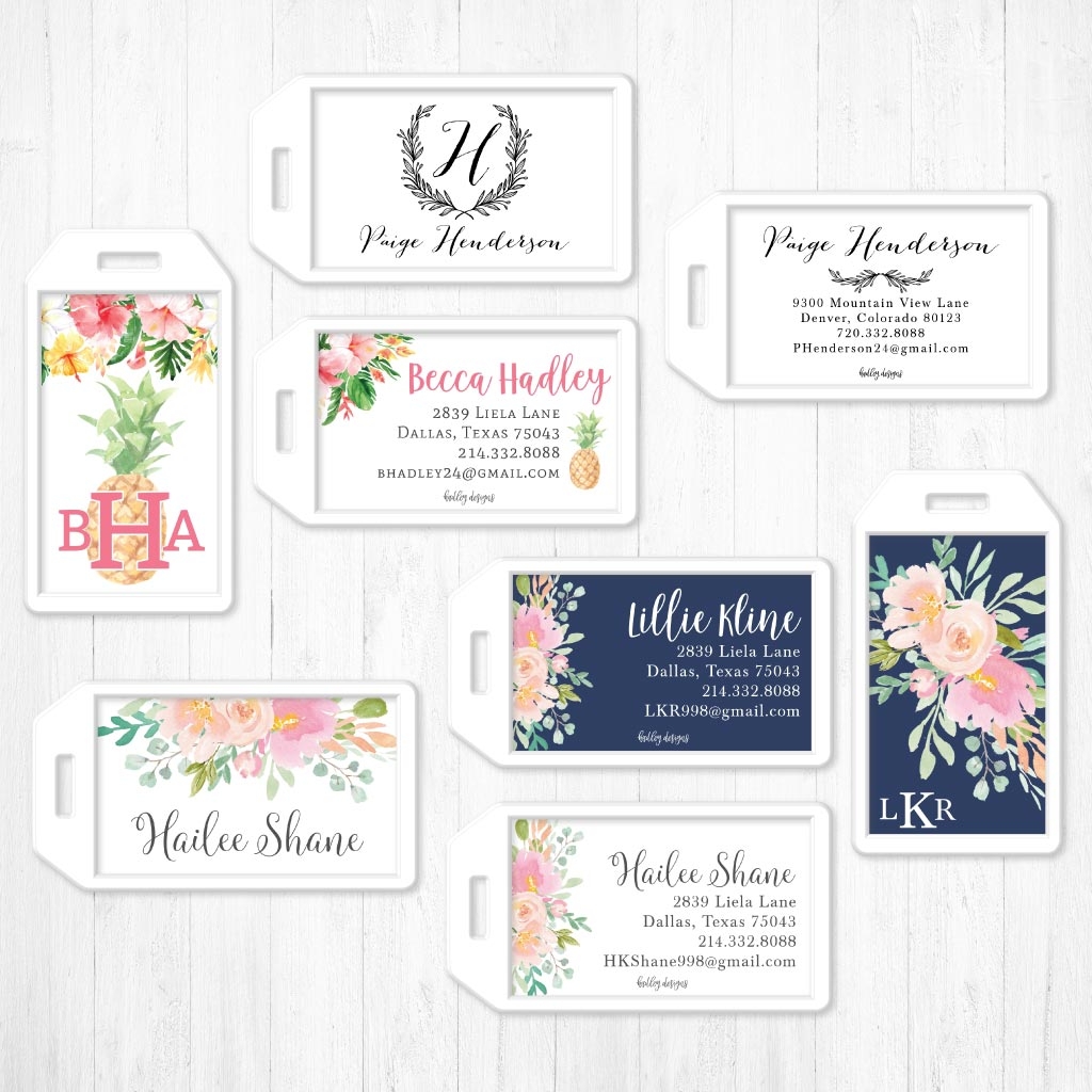 Printable Bag Tags Free