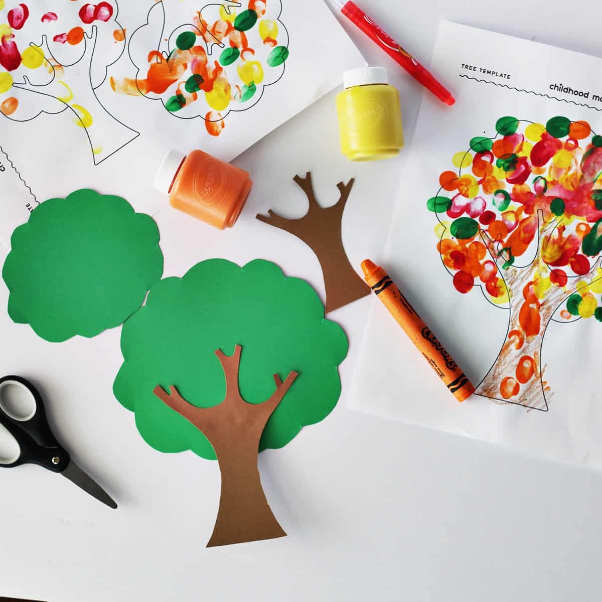 Tree Template Free Printable Childhood Magic