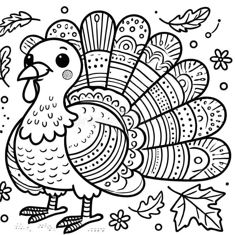 Turkey Coloring Page Stock Illustrations 971 Turkey Coloring Page Stock Illustrations Vectors U0026 Clipart Dreamstime