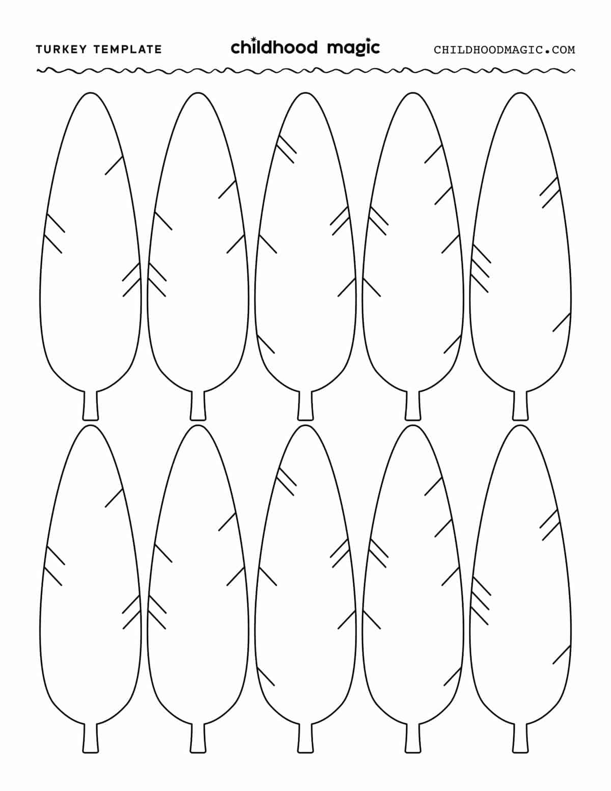 Free Printable Turkey Craft