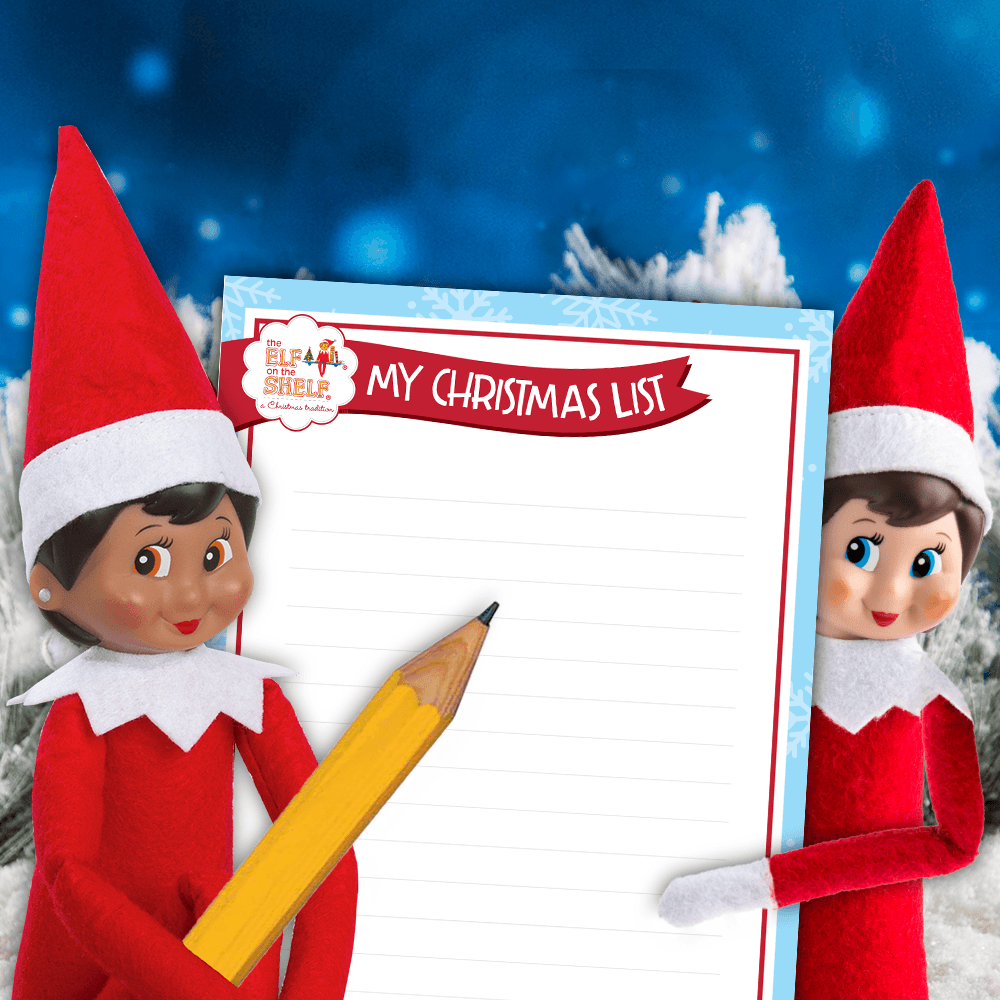Use This Free Stationery To Write Your List To Santa The Elf On The Shelf
