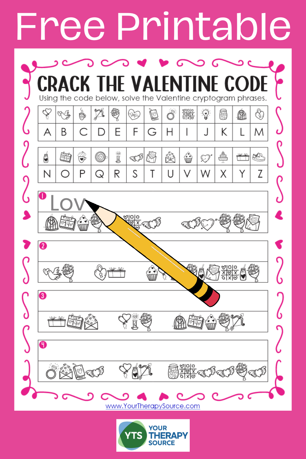 Cryptograms Printable Free Puzzles
