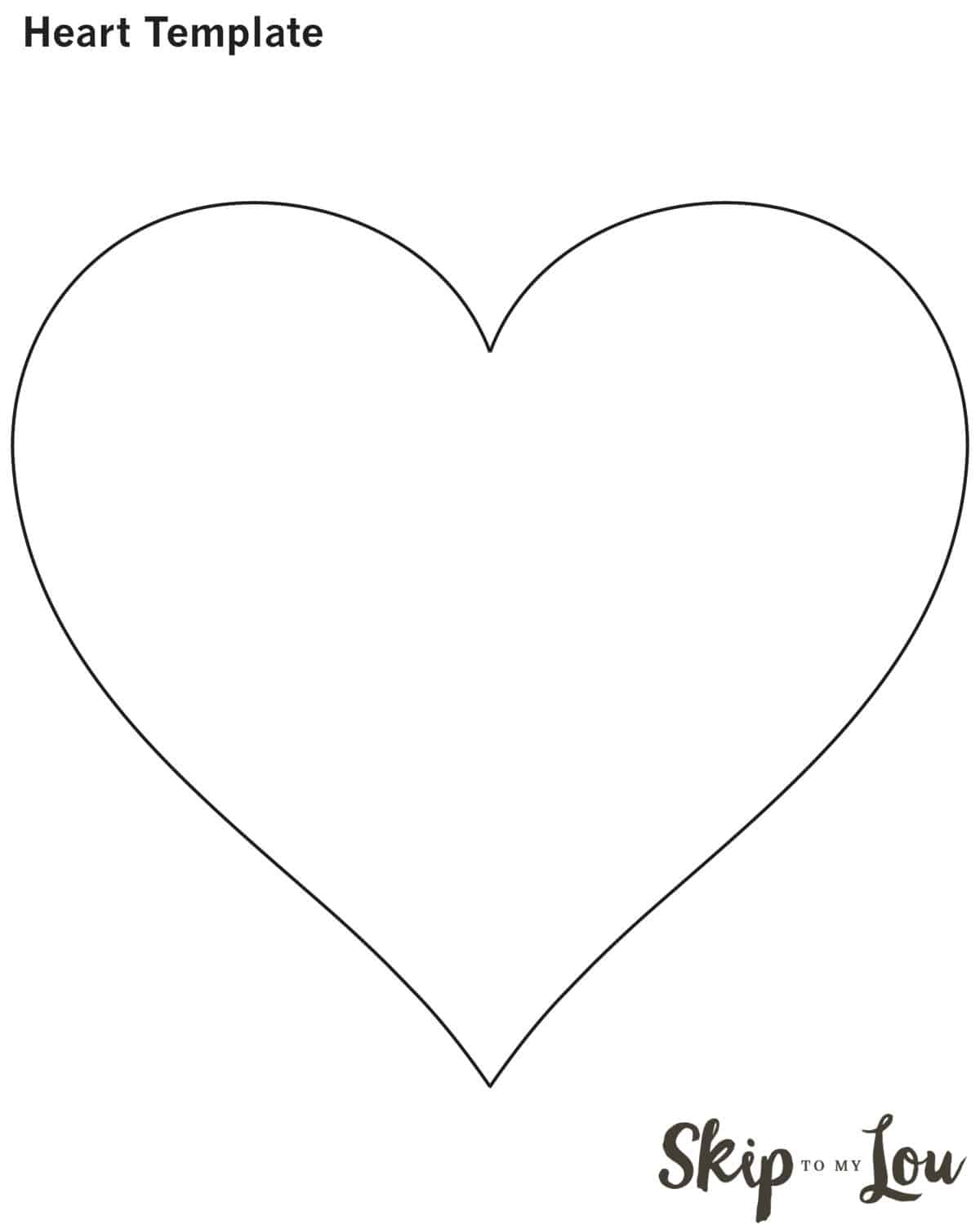 Valentine Heart Attack Idea With Free Printable Heart Template Worksheets Library