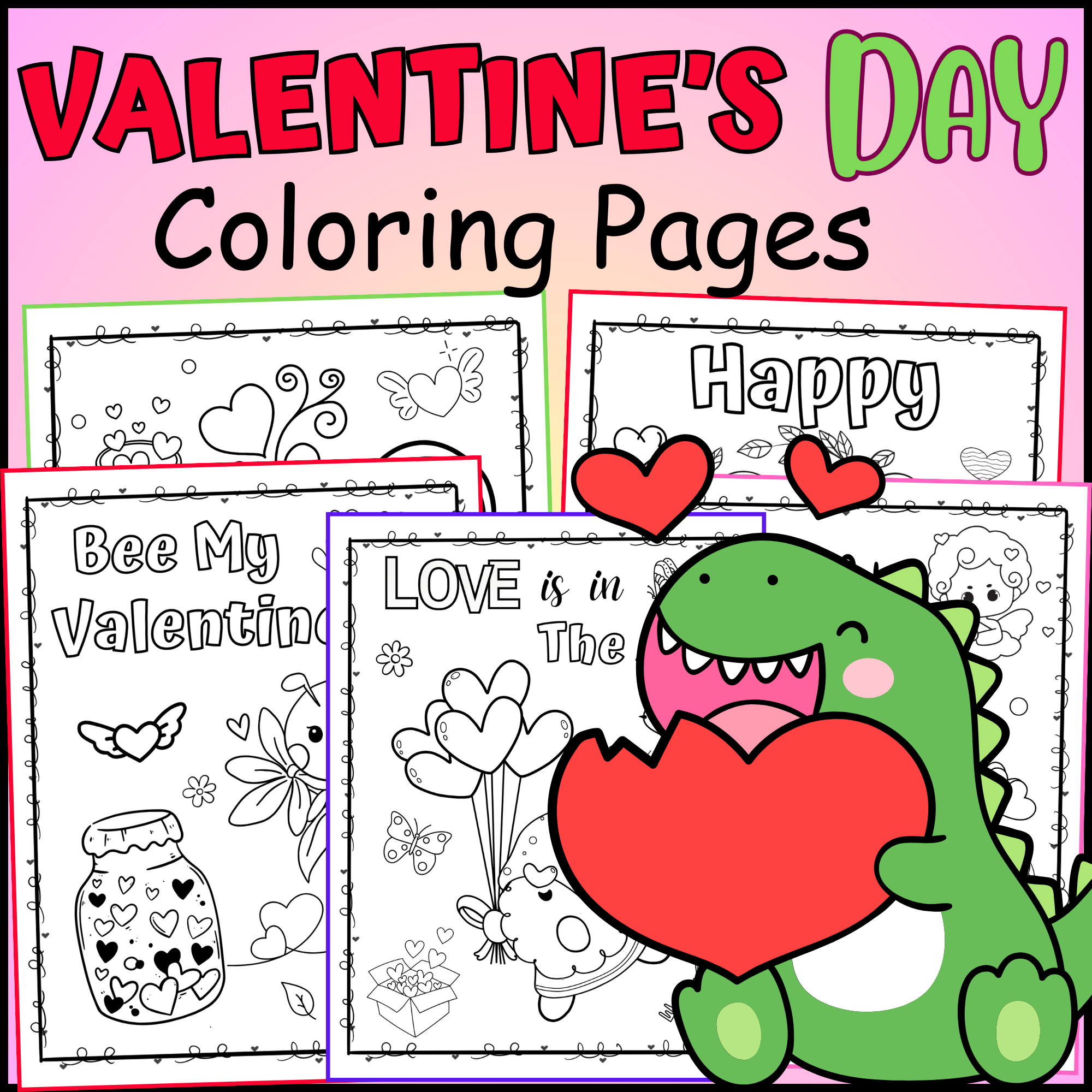Valentine s Day Coloring Pages Writing Prompts Activity Coloring Sheets No Prep Made By Teachers