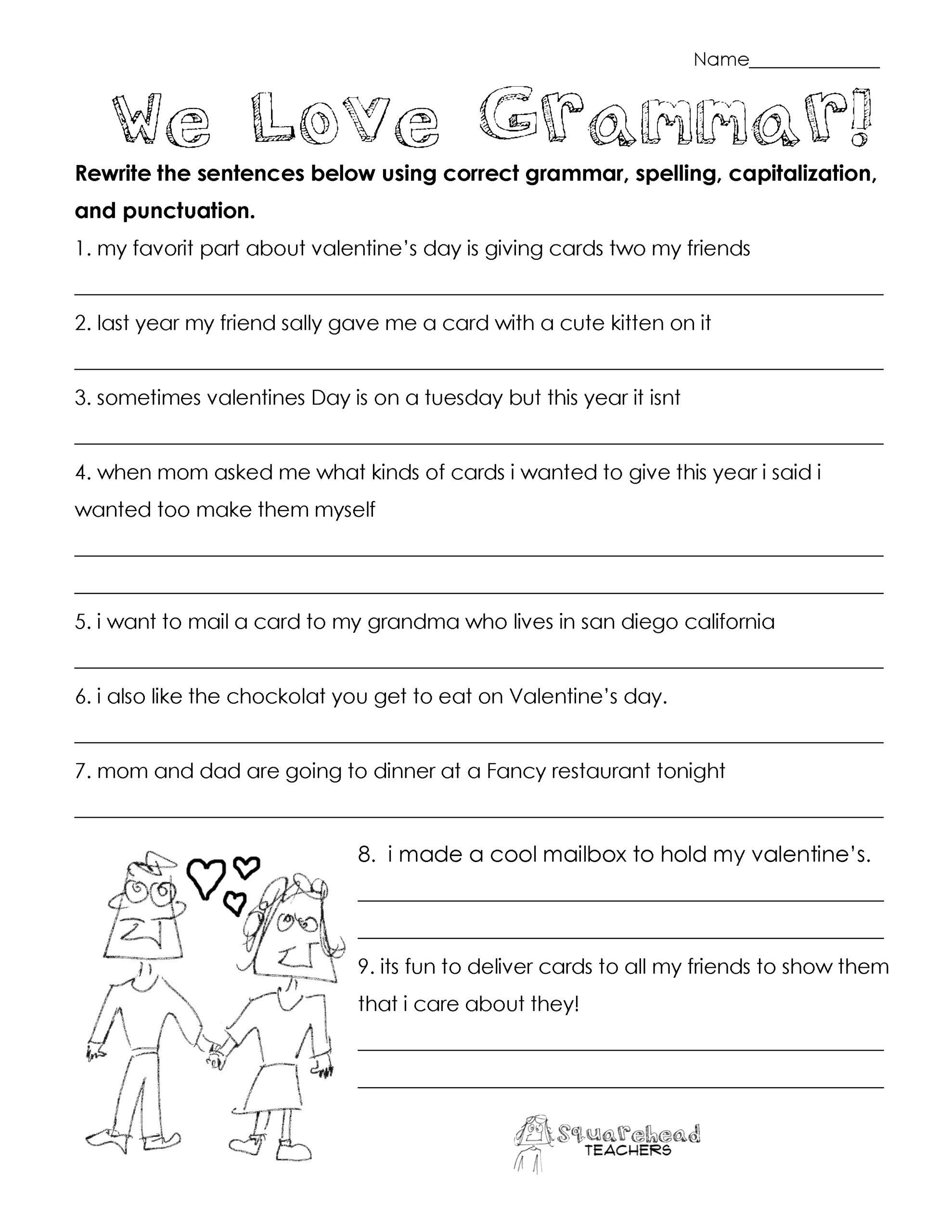 Free Printable 3rd Grade Worksheets