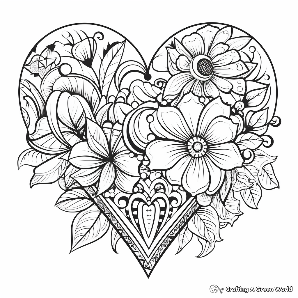 Valentines Day Coloring Pages For Adults Free U0026 Printable 