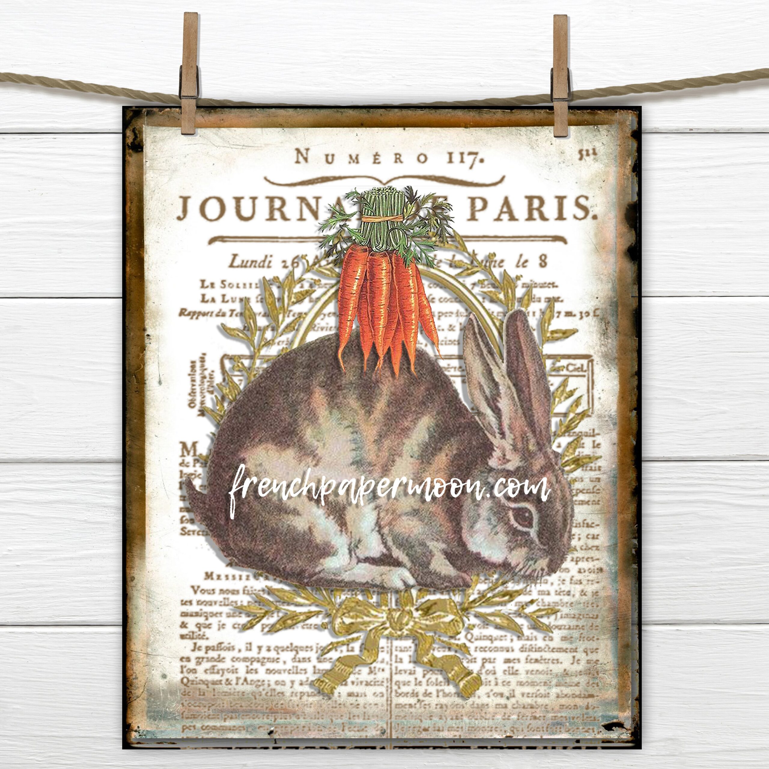 Free Vintage Rabbit Printables