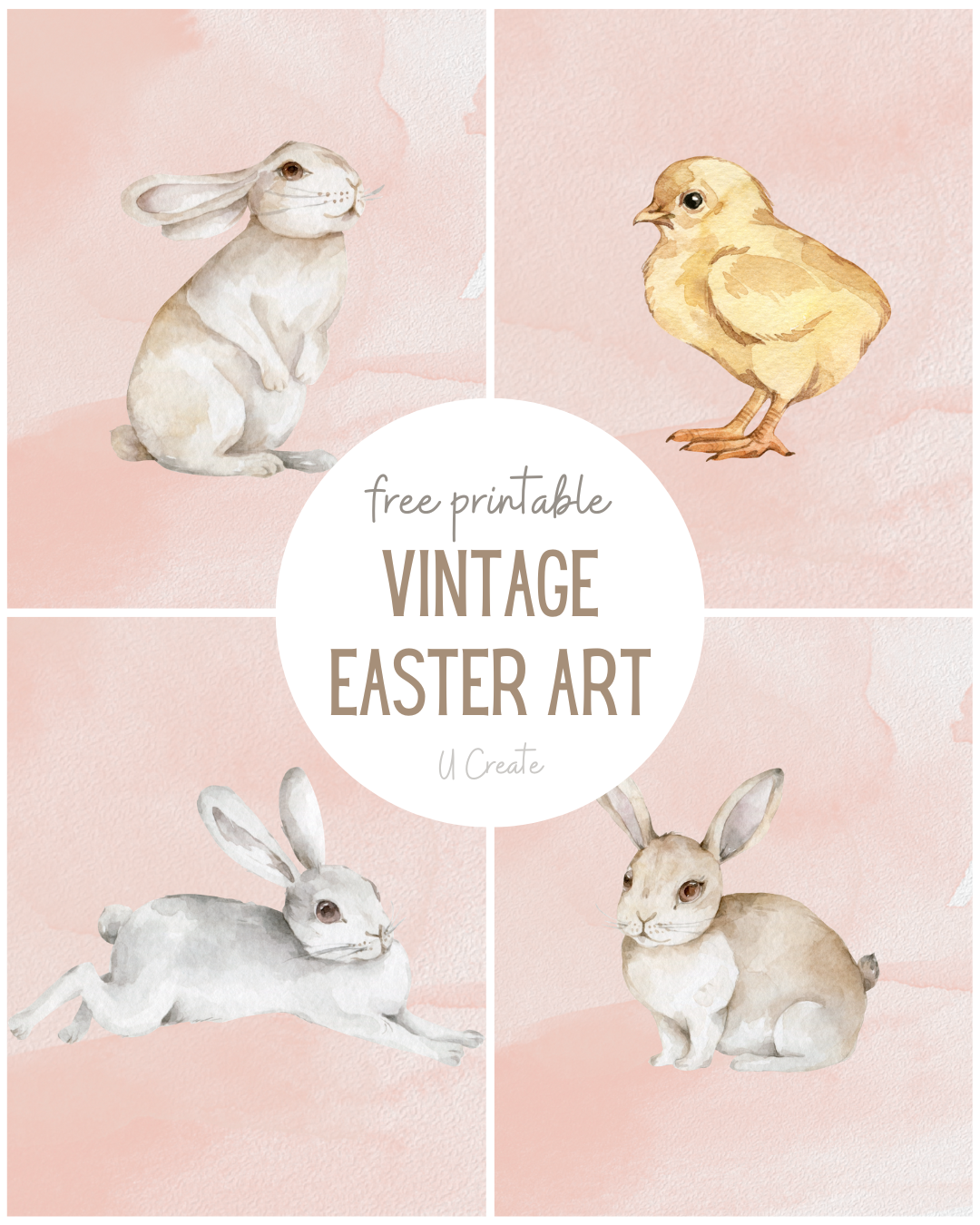 Vintage Easter Art Prints U Create