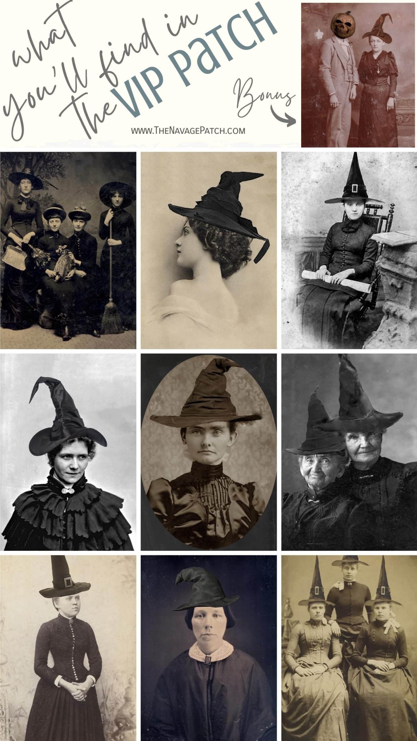 Vintage Witch Printables The Navage Patch