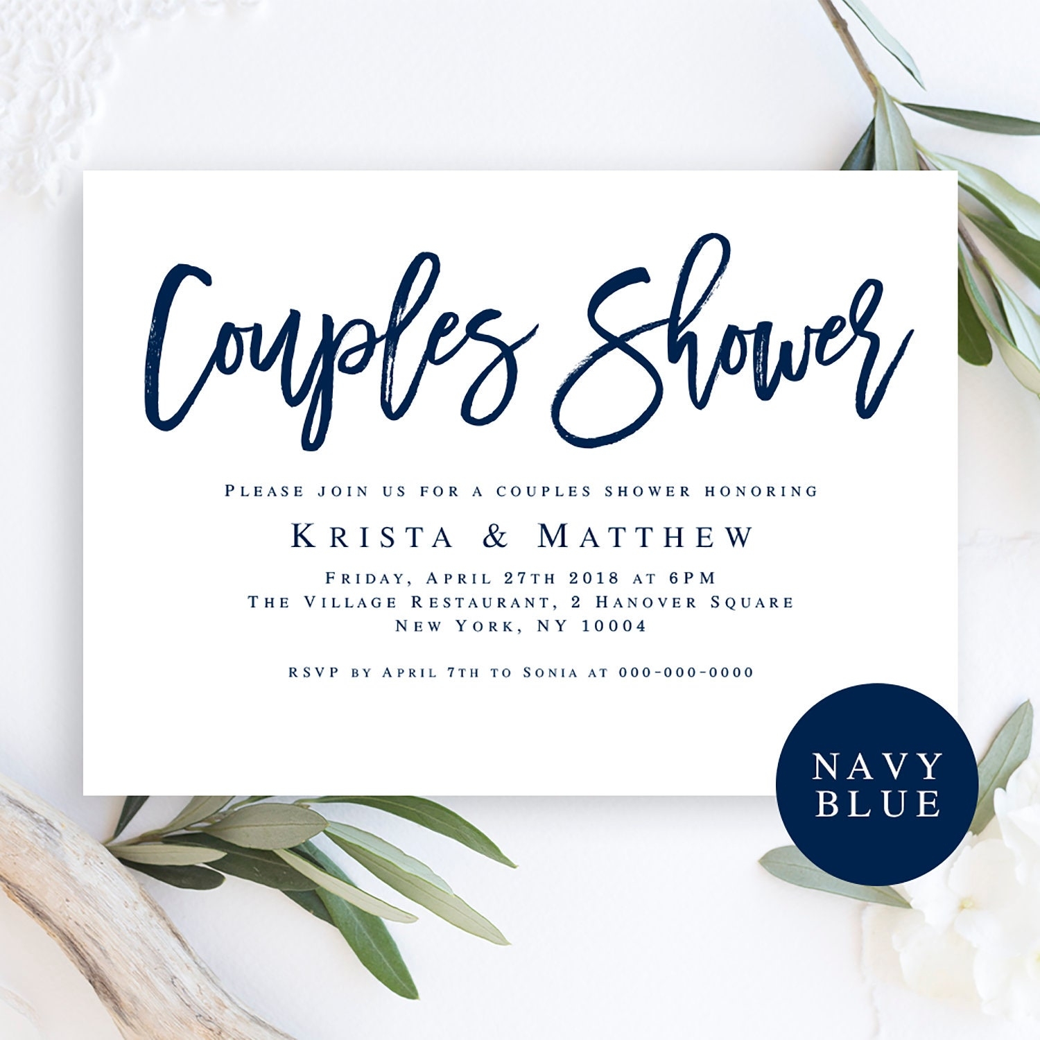 Free Printable Couples Shower Invitations