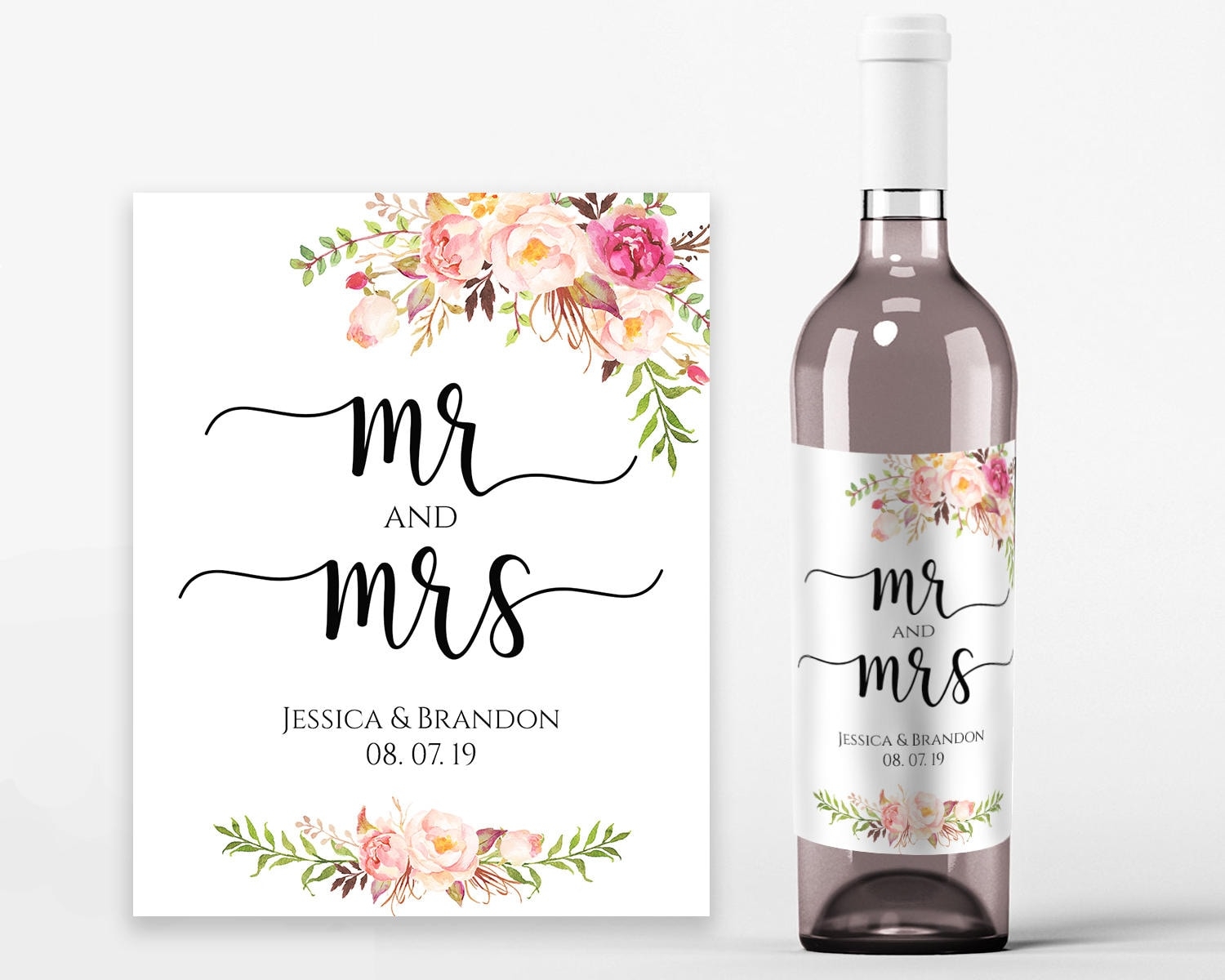 Wedding Wine Labels Wedding Wine Printable Wine Label Template 