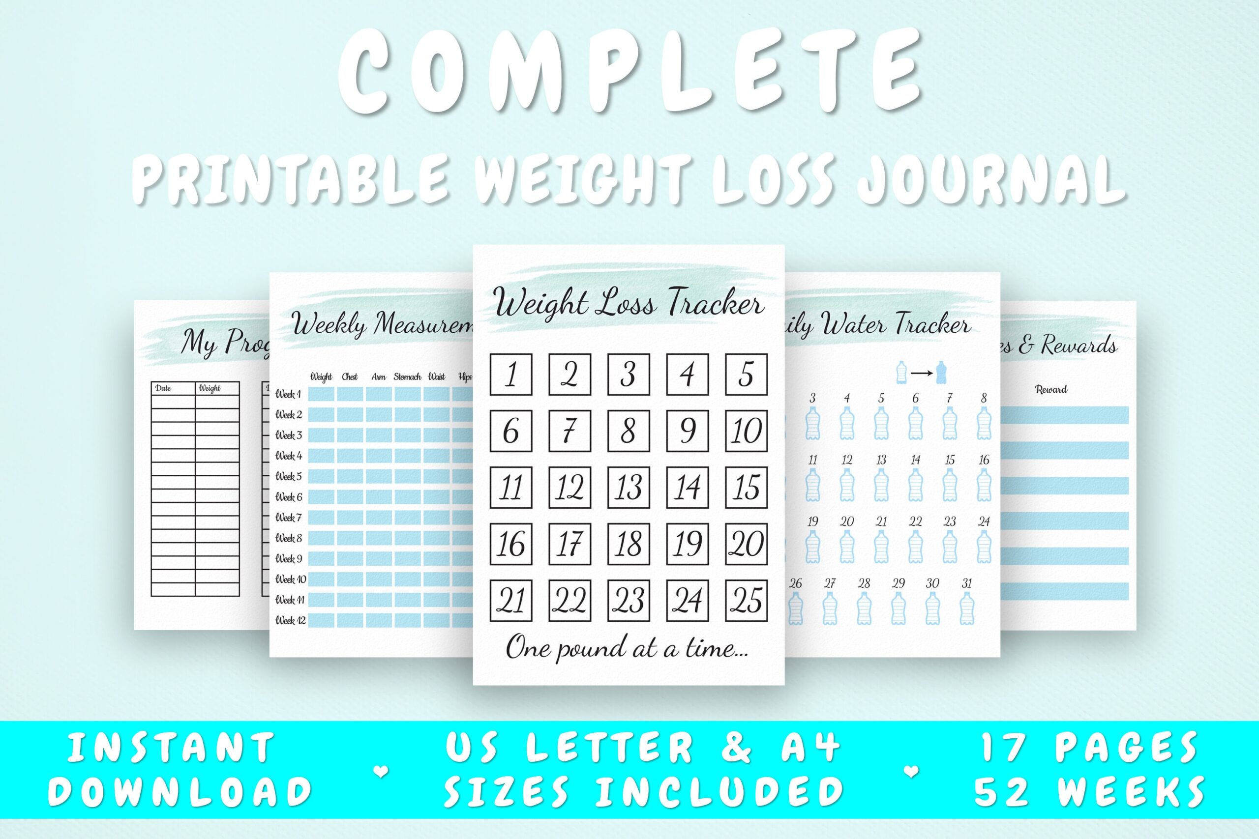 Free Weight Loss Journal Printables
