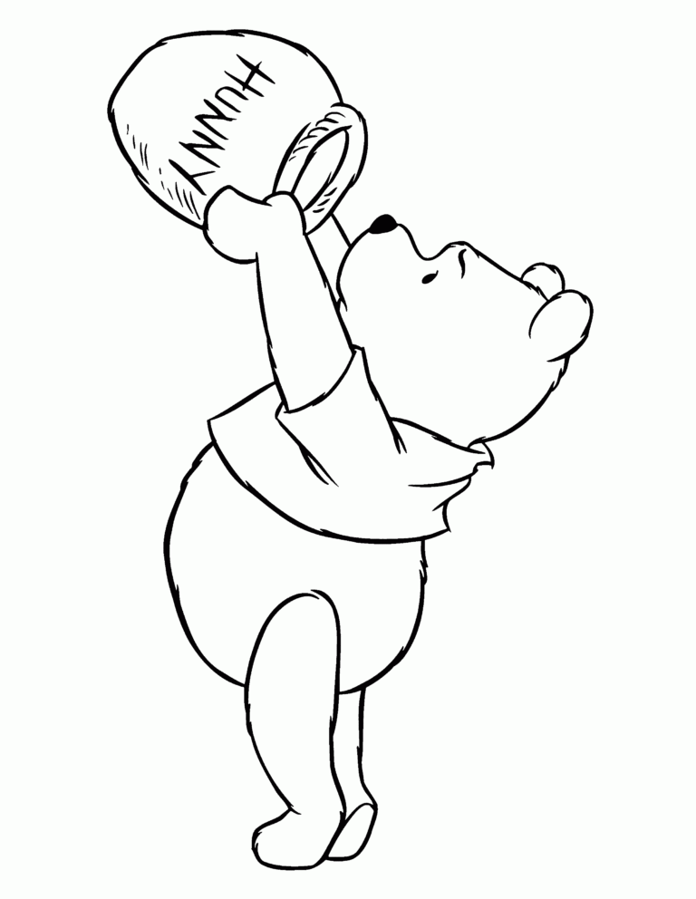 Winnie The Pooh Coloring Pages Printable Coloring Pages FREE
