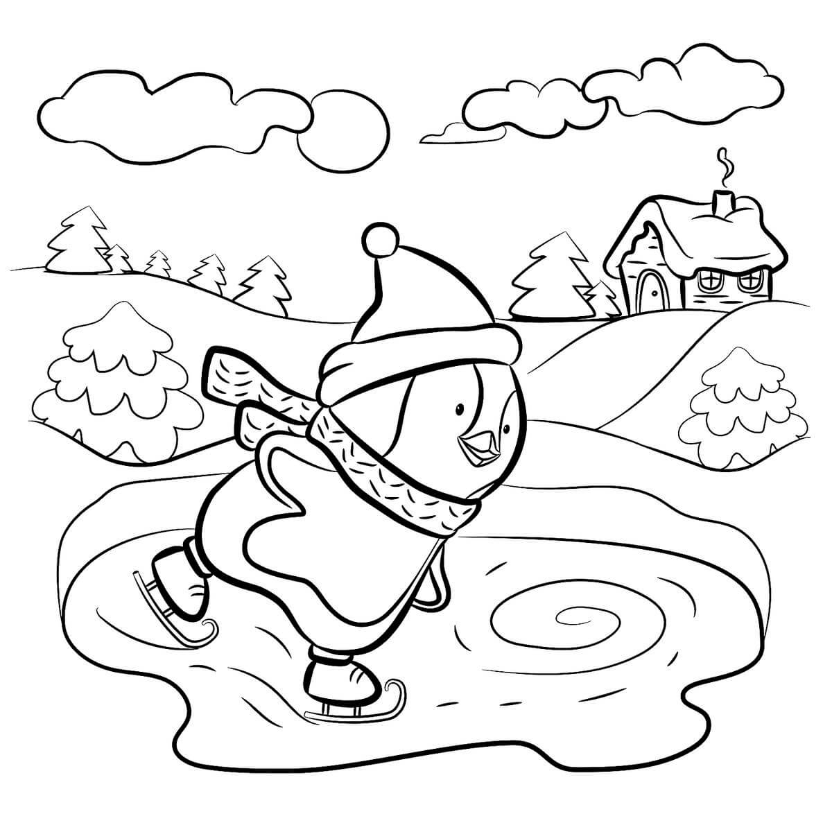 Winter Coloring Pages Printable Coloring Pages FREE