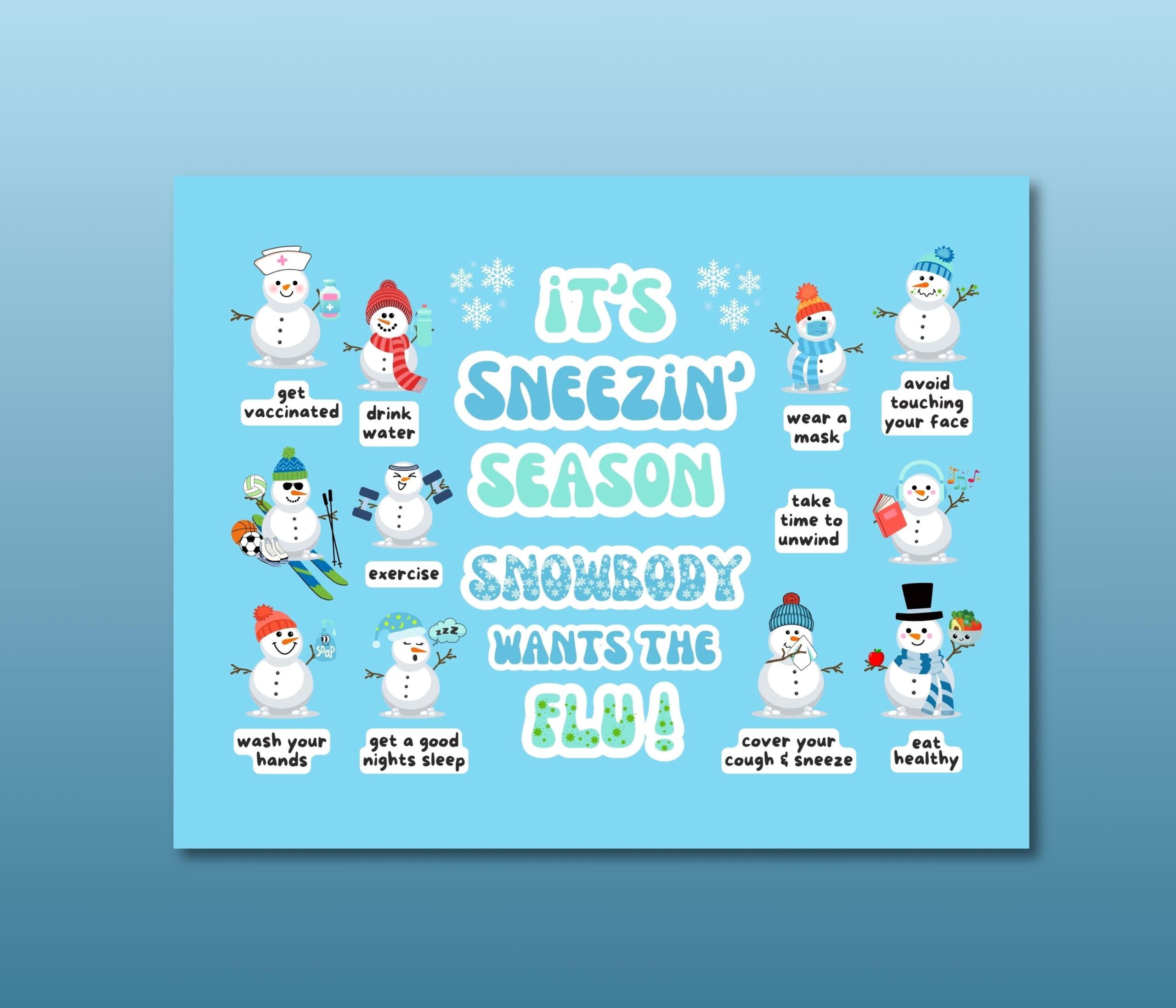 Free Printable Flu Posters
