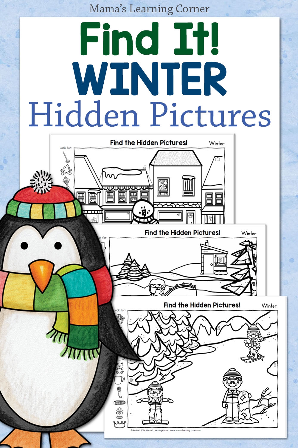 Hidden Pictures Printables Free