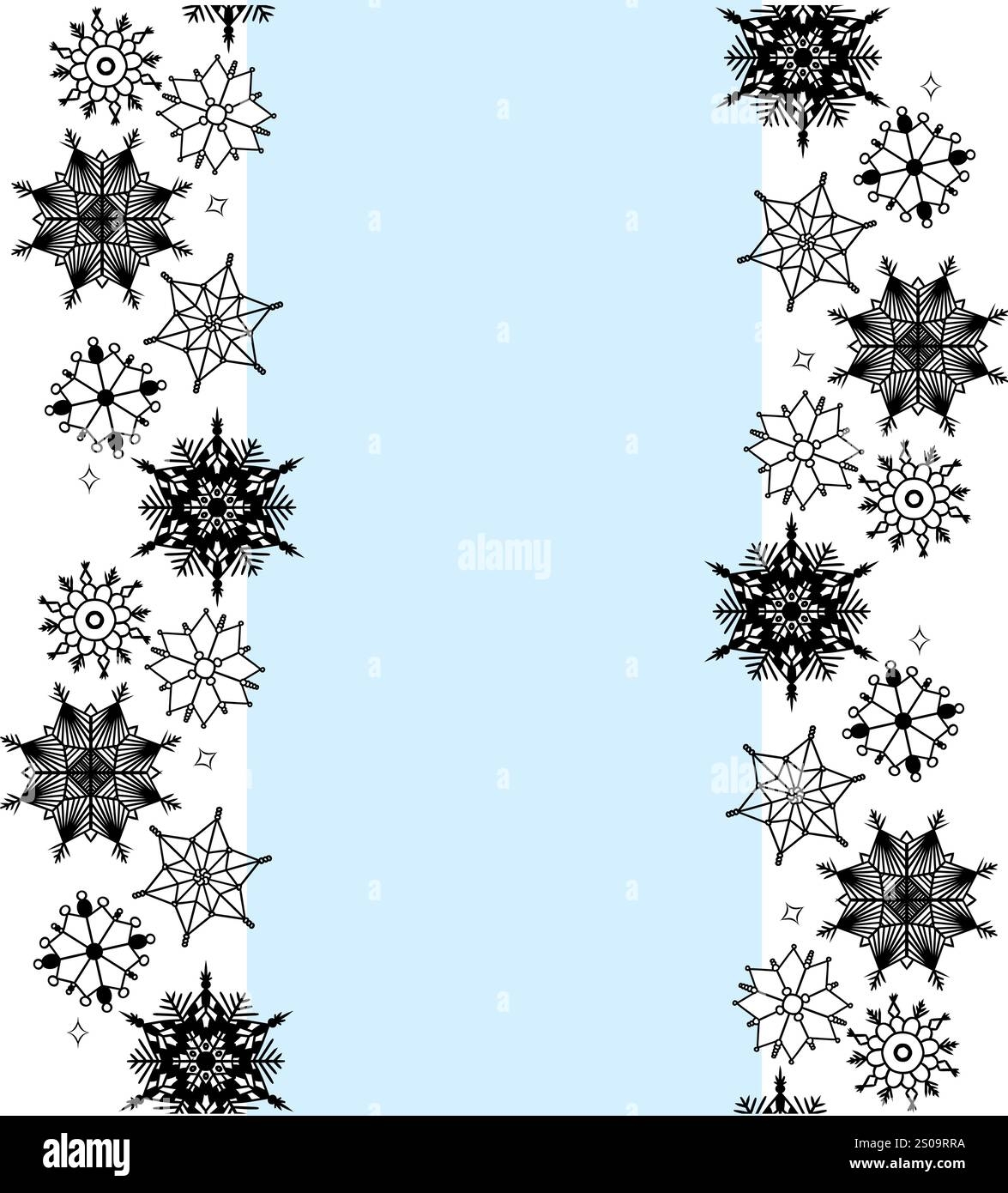 Free Printable Snowflake Border Clipart