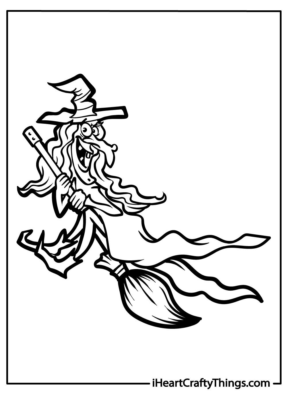 Witch Coloring Pages 34 New Free Printables For Kids
